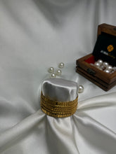 Luxury unique gold plated Bangle Set 6pc